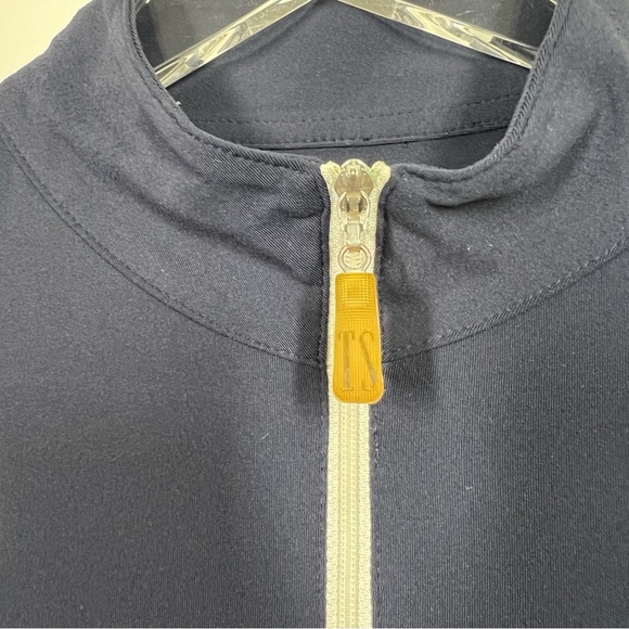 The Tailored Sportsman Womens Size Large Navy Blue Quarter Zip Long Sleeve Shirt - Picture 8 of 14